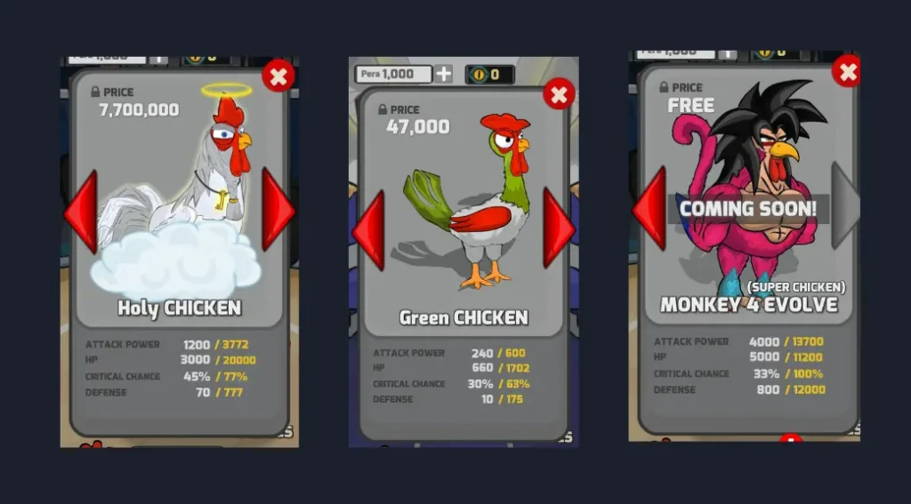 Unlocked all chickens